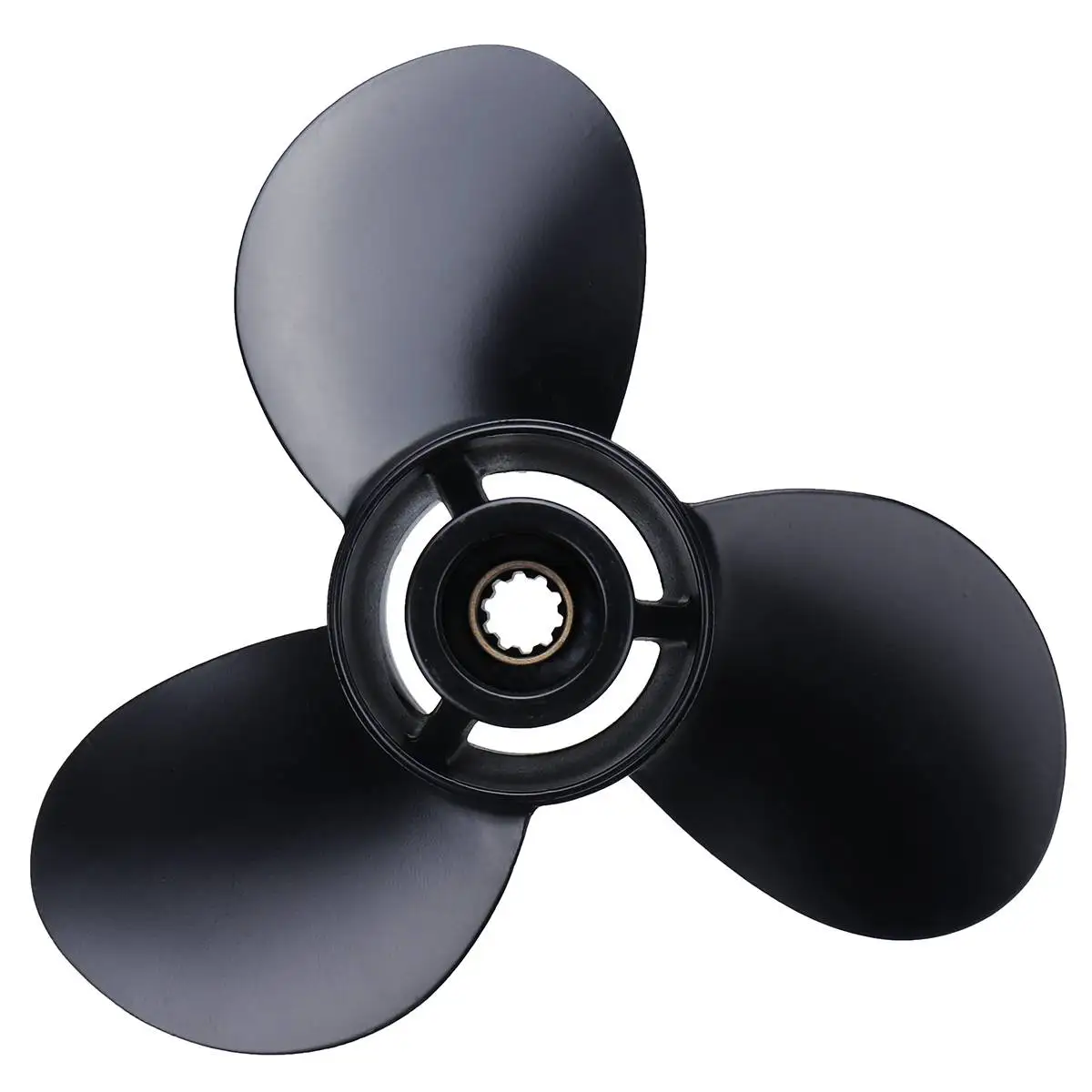 For Suzuki 20-30HP 58100-96430-019 10 1/4 x 12 Boat Outboard Propeller Aluminum Alloy Marine Propeller 10 Spline Tooth