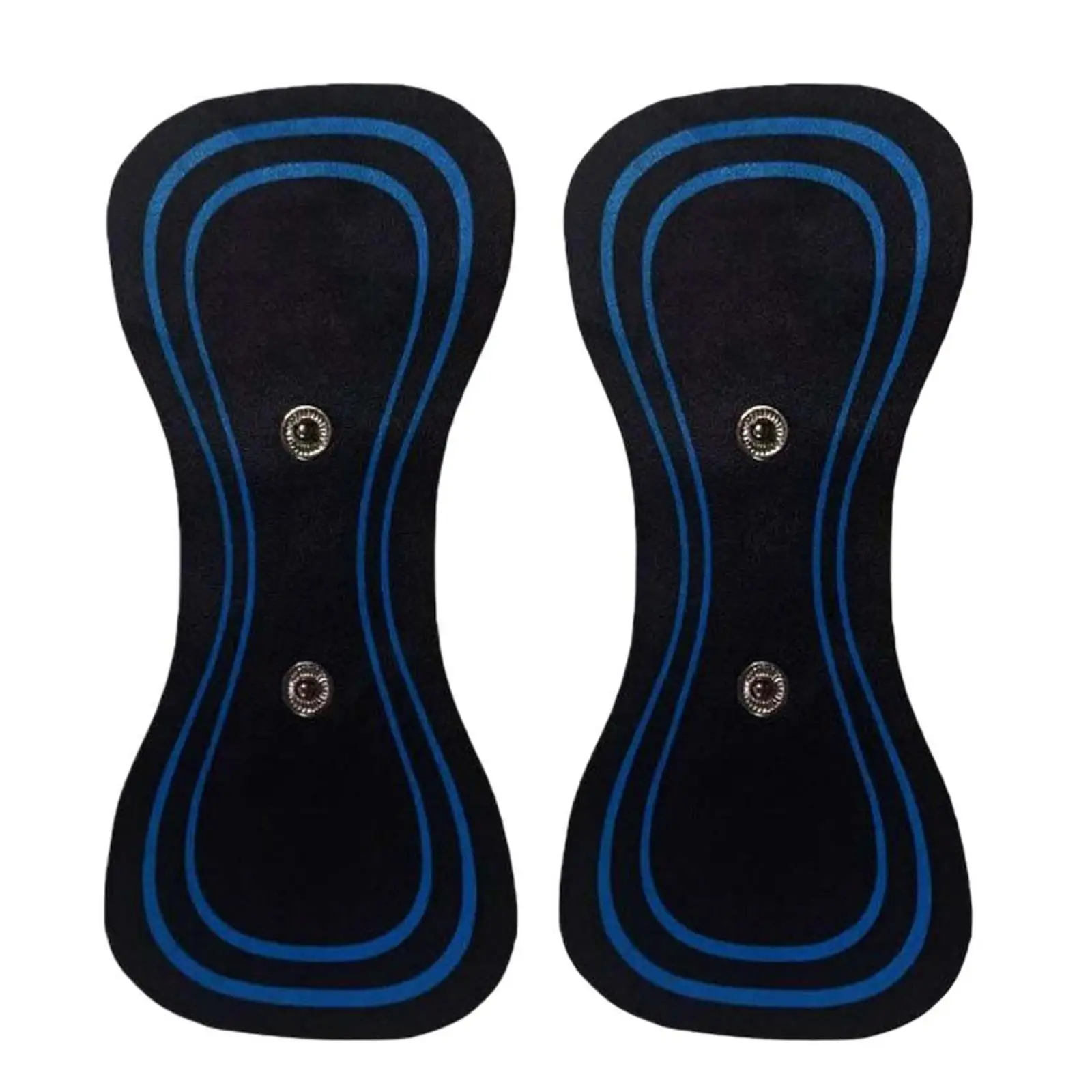 

2Pcs EMS Cervical Vertebra Massage Patch Electric Massage Pad Mini Electric Neck Massager Cervical Massage Pad for Leg Neck Back