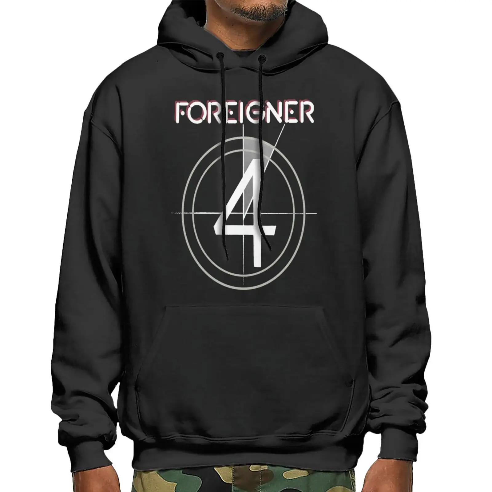 

Foreigner 4 1981 Sport Grey Journey Sweatshirts Hoodies Anime Cosplay Men Hoodie Sweater Male Women's Jacket Oversize Sweaters