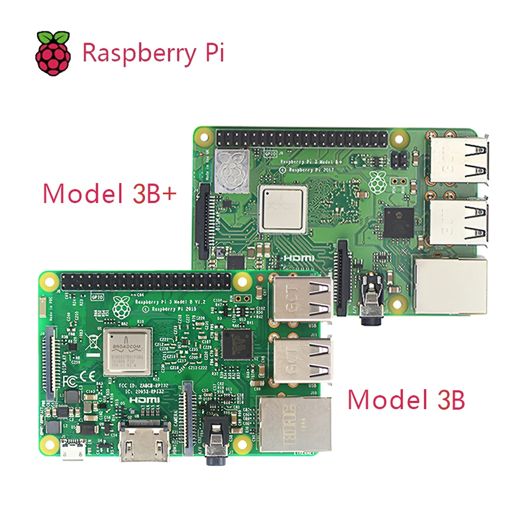 Raspberry Pi 3B Model B+ Board 1.4GHz 64-bit Quad-core ARM CPU with WiFi Bluetooth Aluminum Alloy Heat Dissipation Shell