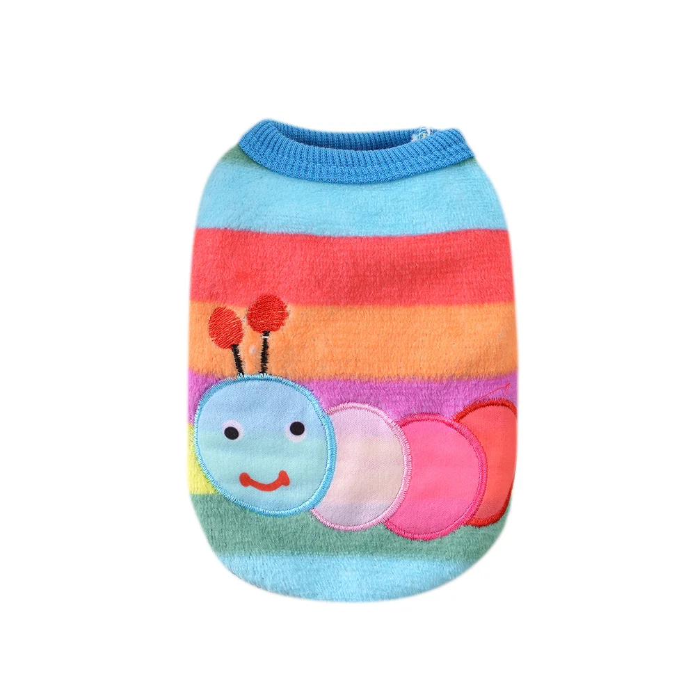 

Winter Cartoon Puppy Vest Clothing Warm Flannel Dog Clothes for Small Dogs Chihuahua French Outfit Pet Cat T Shirt - Size XXS