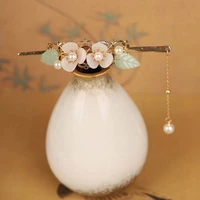 2022 new magnolia flower hairpin retro hanfu hair sticks barrette bridal hair accessories wedding banquet hair jewelry gifts sty