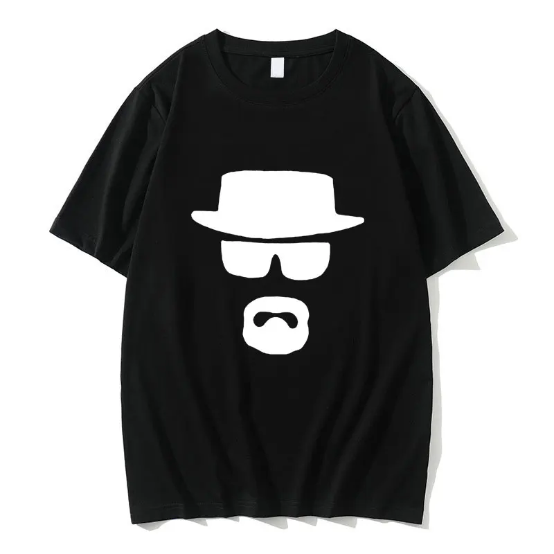 

TV Series Breaking Bad Walter White Printed T-shirts Short Sleeve Men Women Hip Hop Vintage Tshirt Tops Men Heisenberg T Shirt