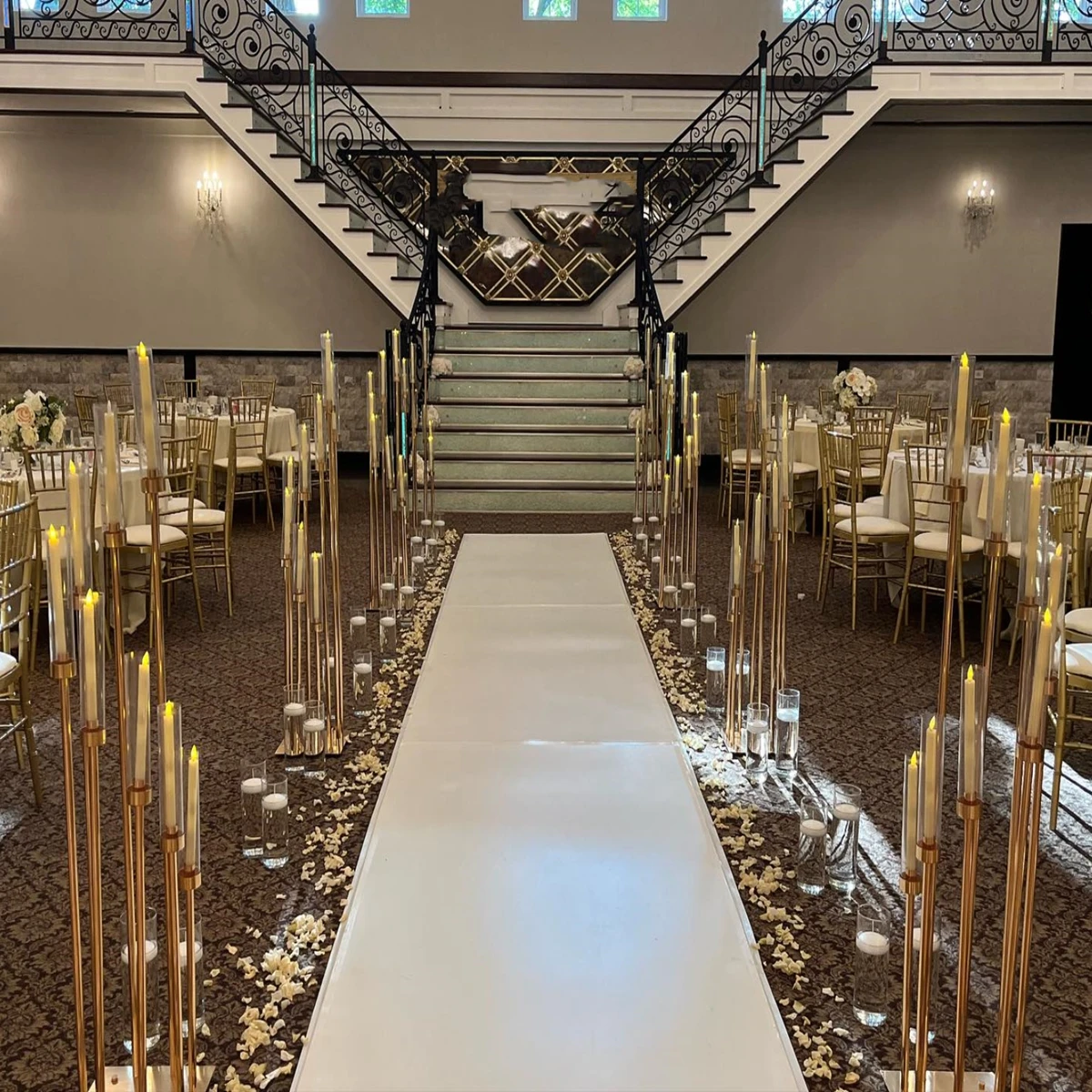 4 шт. 10 шт.))-золото 8 ArmГорячая распродажа Золотой металлический напольный