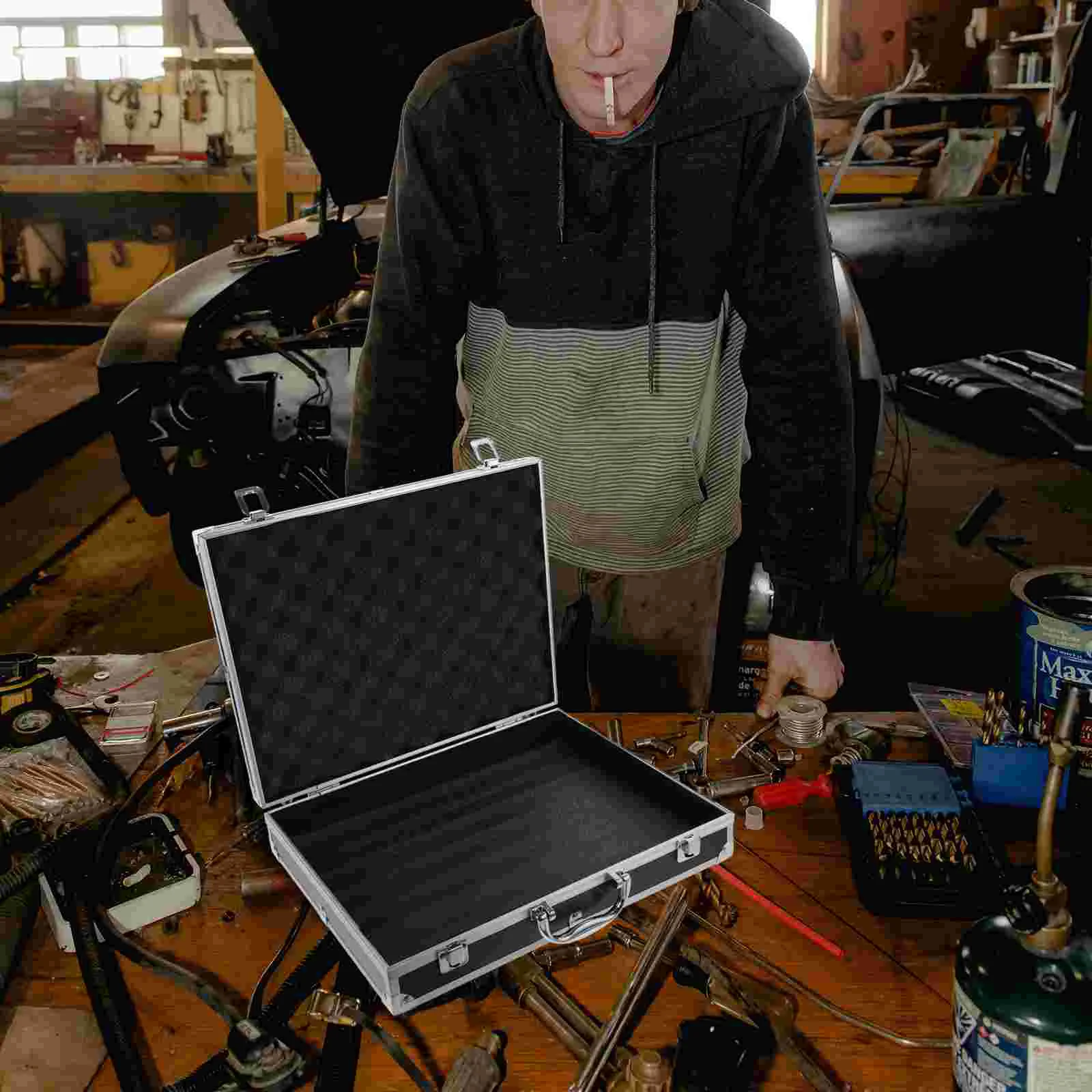 Ящик для инструментов пластиковый дневной жесткий Органайзер стойка