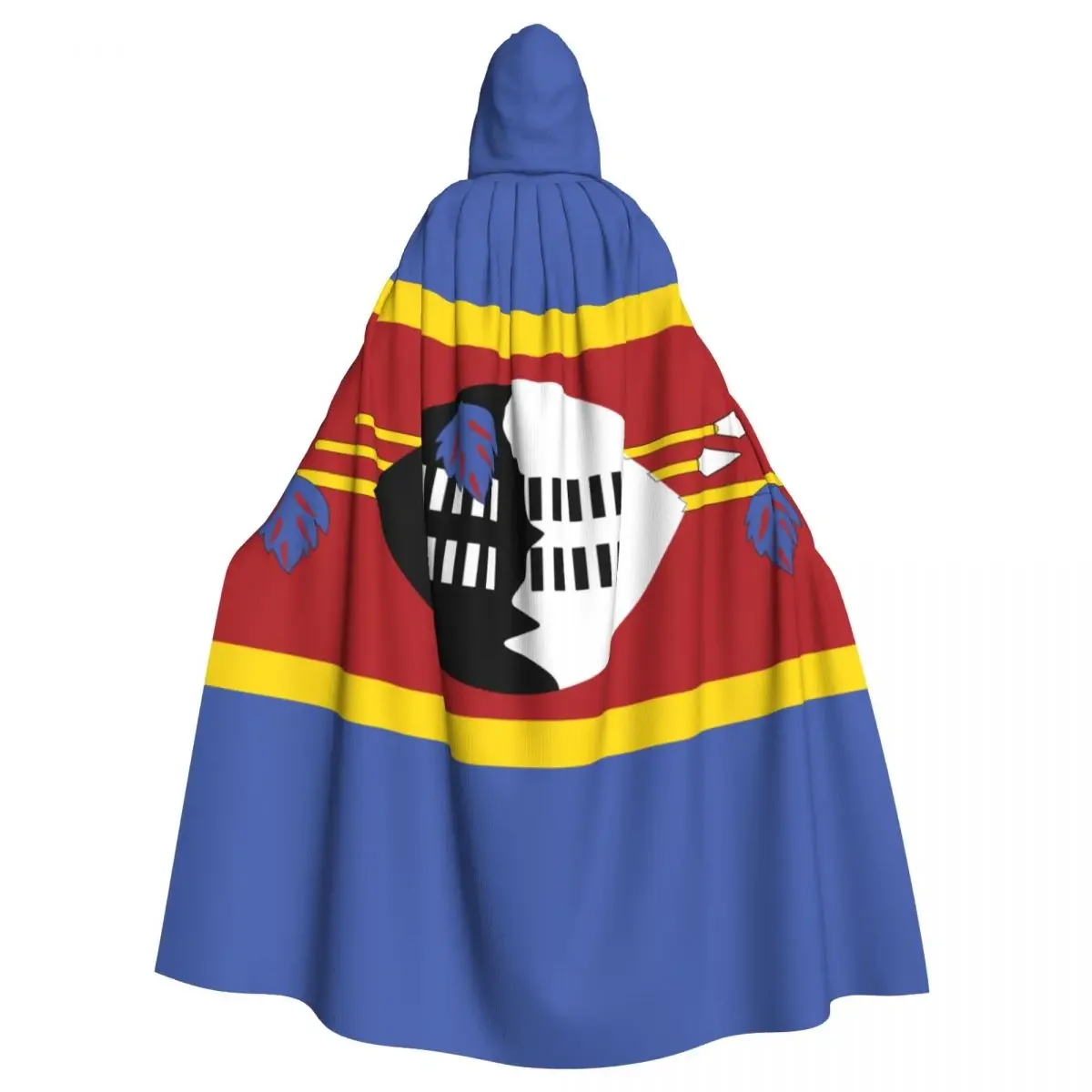 Eswatini флаг Фотофон с капюшоном накидка вампира ведьмы костюм для косплея