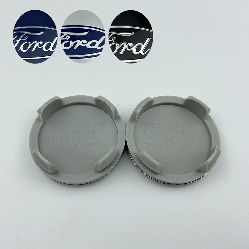 

4pcs 54mm Car Wheel Center Caps rim hub Covers Emblem Logo Badge FOR ford Fiesta Focus Fusion Mondeo decorative Sticker