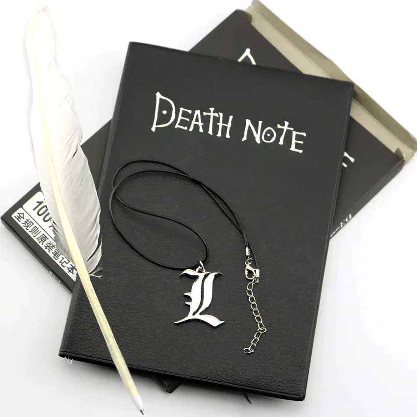 Набор из аниме Death Note сборный блокнот А5 кожи большой школьный тематический