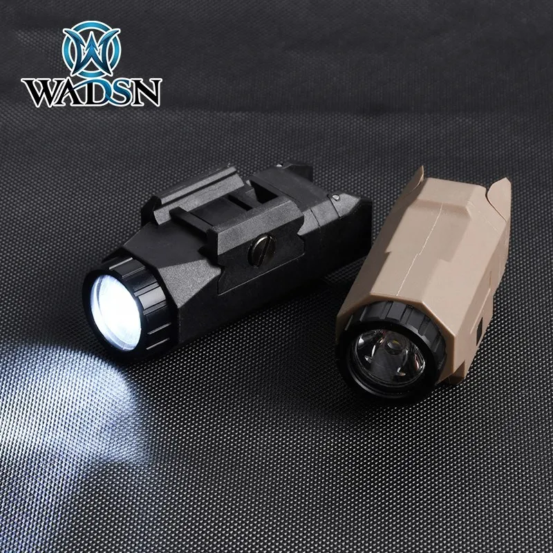 

Tactical WADSN Mini APL Pistol Weapon Light Constant Strobe Hunting Flashlight For G17 G18 G19 20MM Picatinny Rail