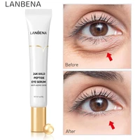 24k gold eye cream anti aging removal wrinkle fade dark circles gel anti puffiness moisturizing lifting firm brighten eye care