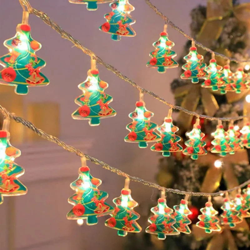 Новинка 2024 года Рождественская елка комната Санта-Клауса подарок украшение для