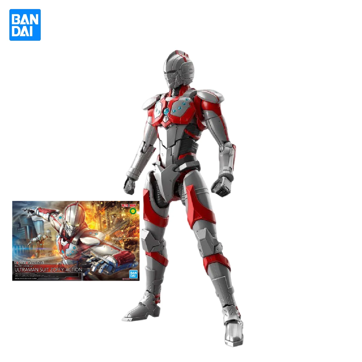 

Bandai Figure Rise 1/12 Ultraman Suit Zoffy Action Anime Assembled Model with Box Collection Gift for Friends