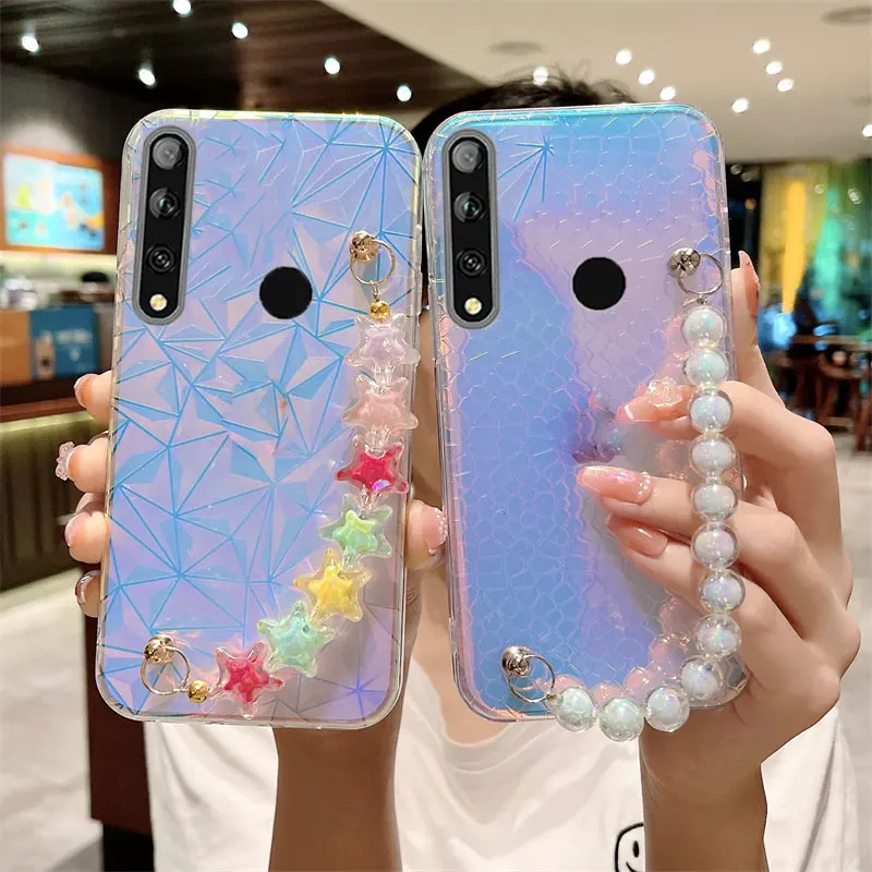 

Fashion Gradient Laser Love Heart Shell Pattern Case For Huawei P30 P40 P50 Mate 40 30 Nova 8 Pro Cover For Honor 50 60 Pro Caqa