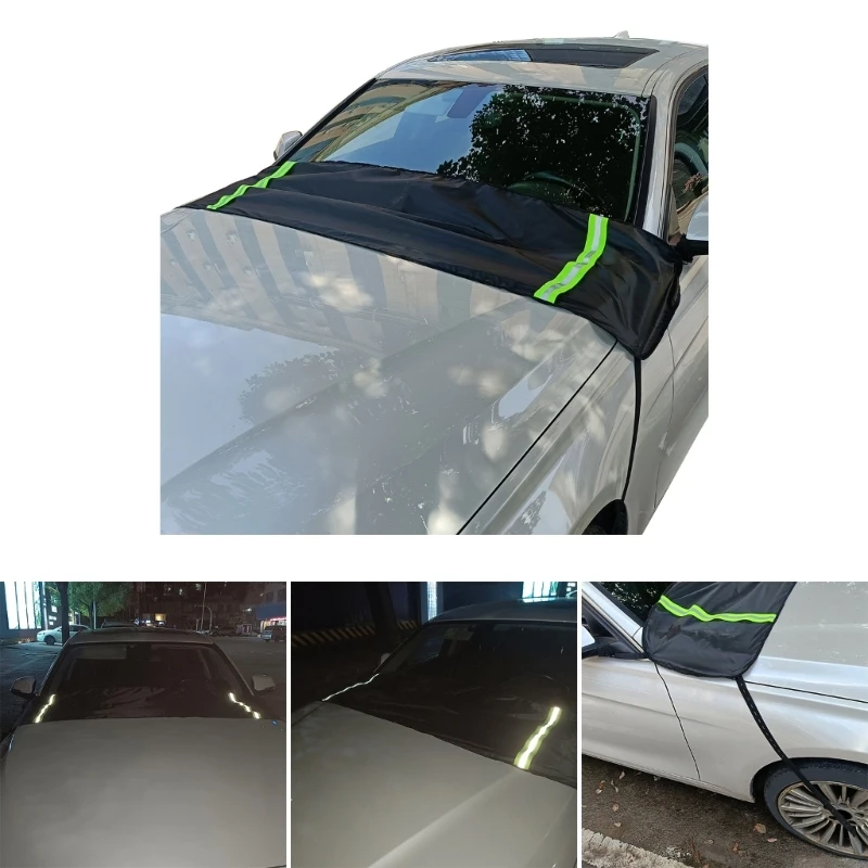 

Car Front Windscreen Cover Automobile Sun Shade Cover Dustproof Waterproof Cover
