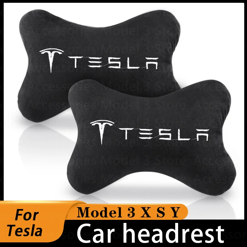 

Подушка для шеи на автомобильный подголовник для Tesla модели 3 X S Y 2022, подушка для путешествий, модель Y 2023, аксессуары, товары для интерьера ав...