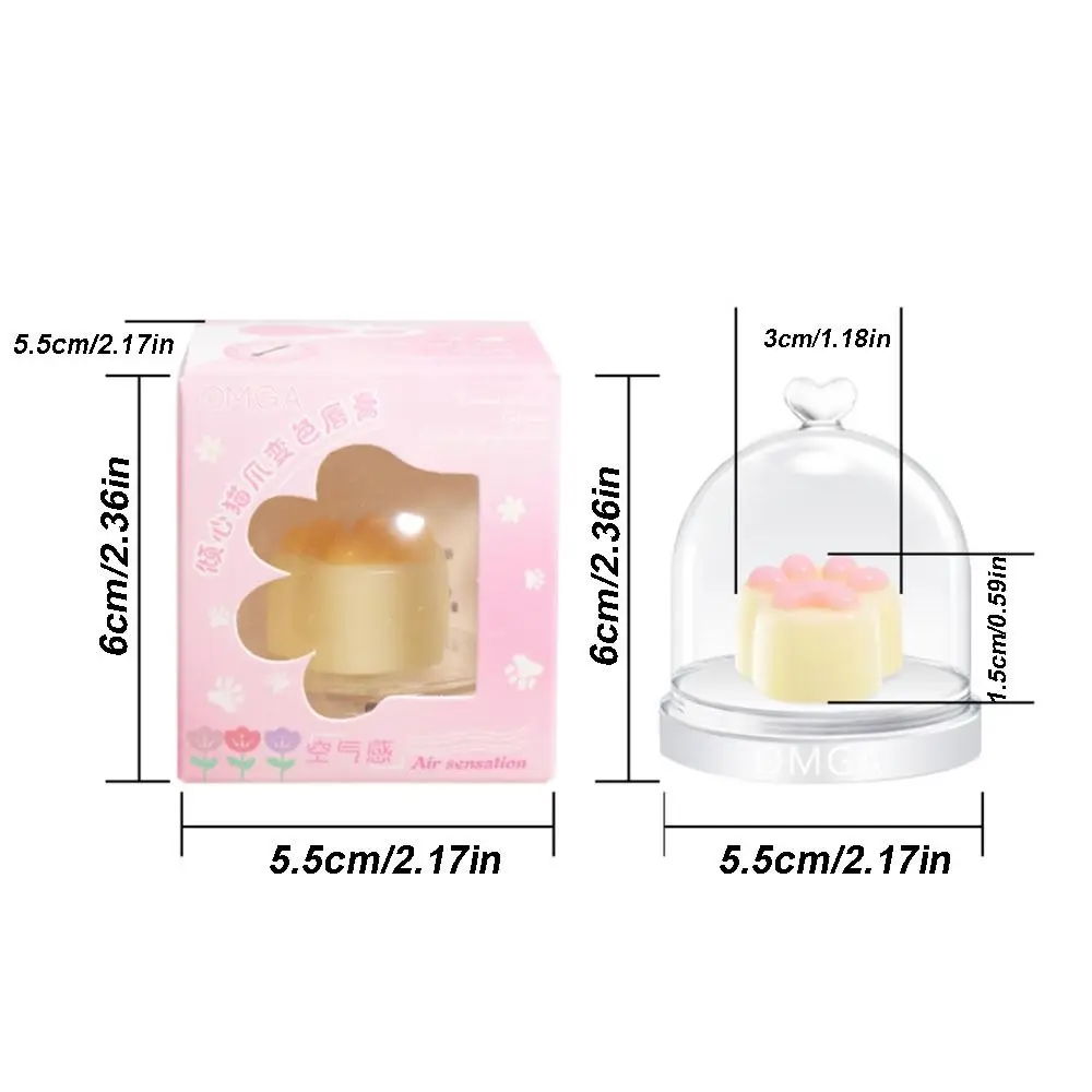 Долговечный увлажняющий бальзам для губ кошачья лапа глубоко питает удаляет