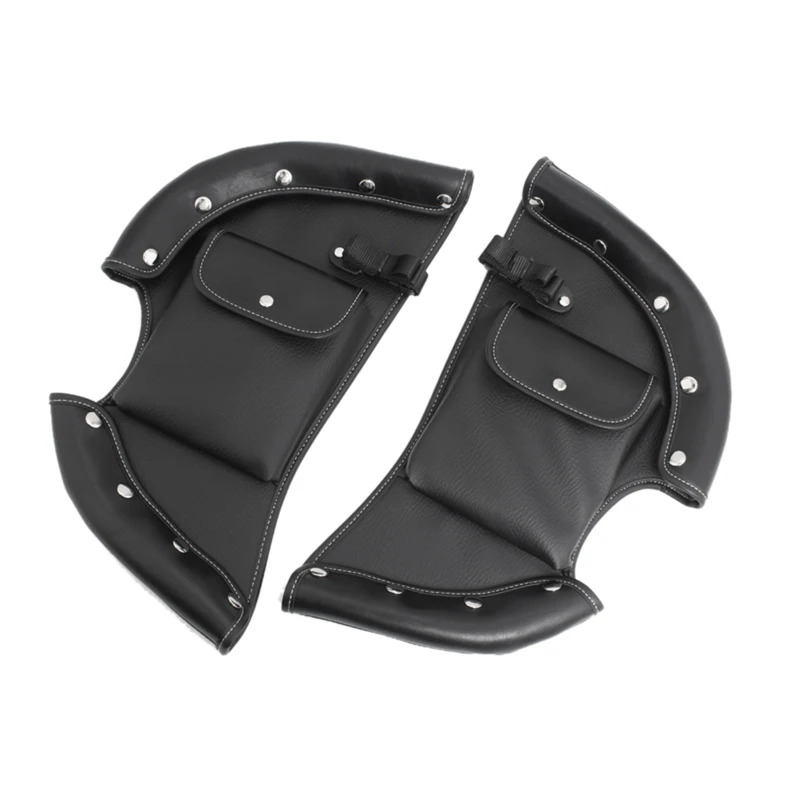 Кожаные шоссейные мягкие застежки гетры защита от ветра с карманом для