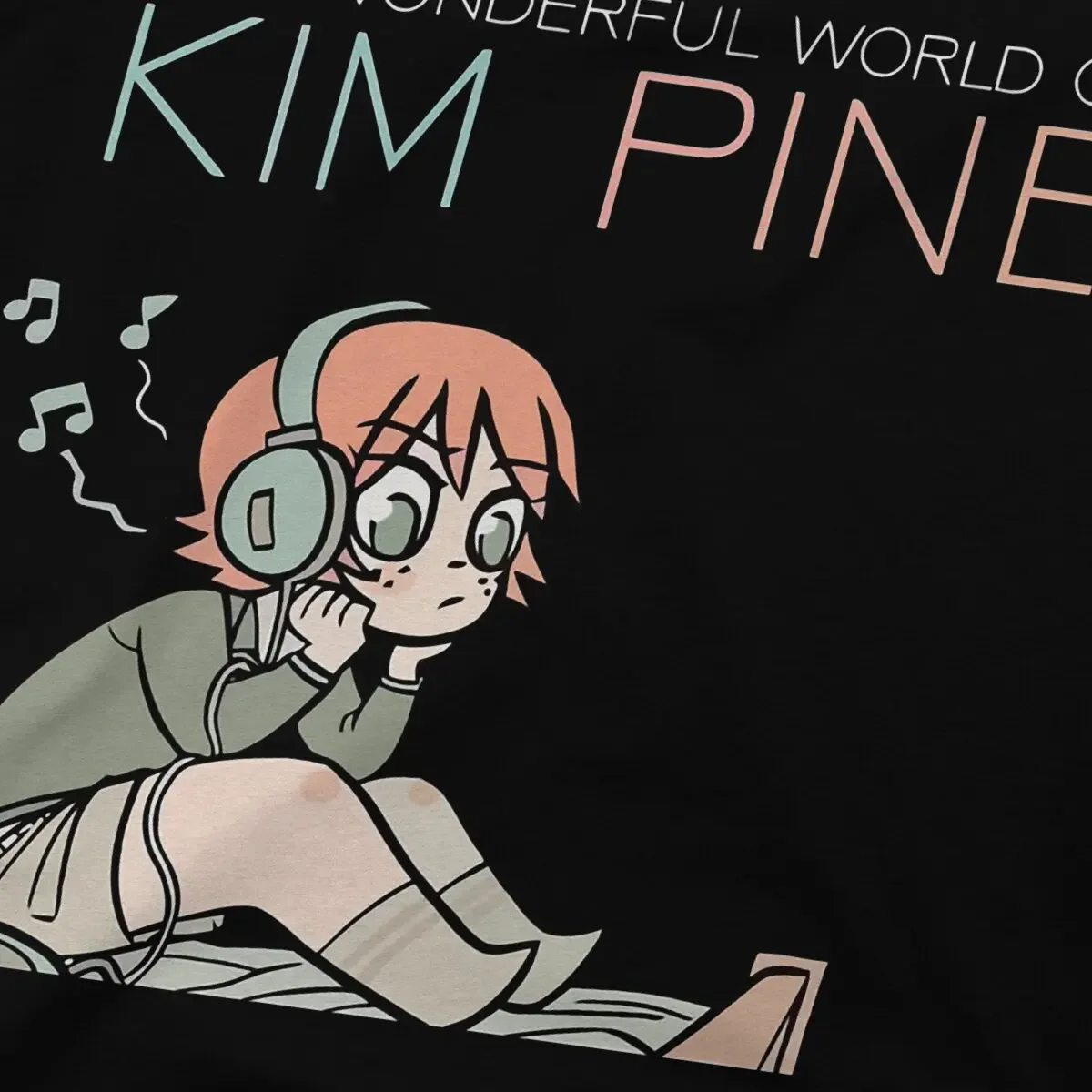 Футболки The Wonderful World of Kim Pine для мужчин винтажная футболка с круглым вырезом Scott