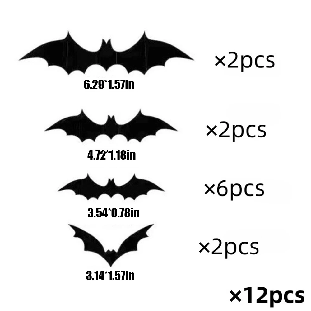 12/60/72/120 шт. 3D наклейки на стену