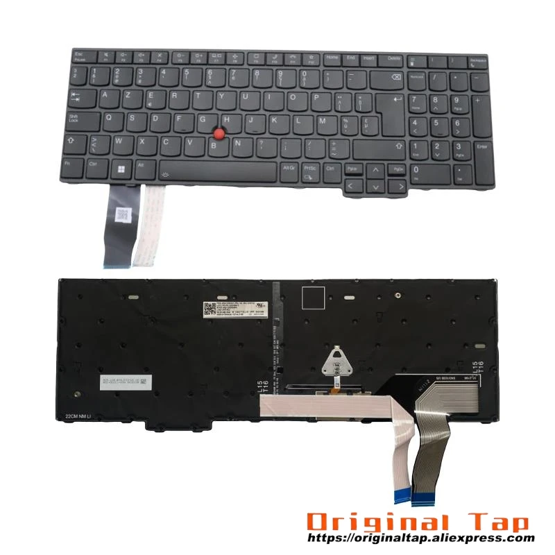 Бельгийская клавиатура с подсветкой BE для Lenovo Thinkpad L15 Gen 3 T16 P16s 1 5N21D93618 5N21D93692 5N21D93766