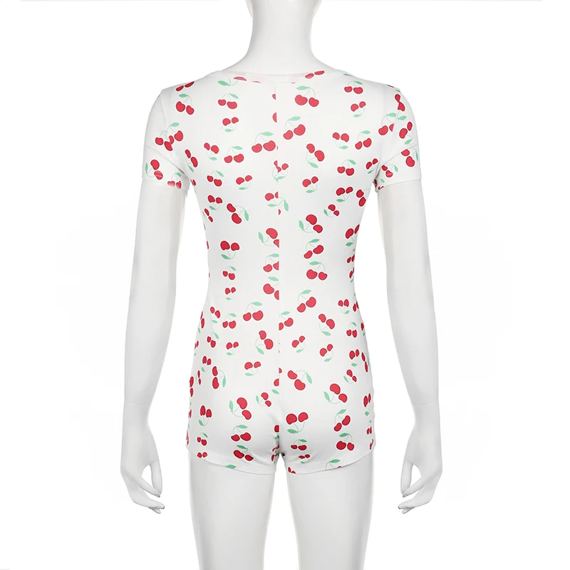 Женское боди с V-образным вырезом на пуговицах