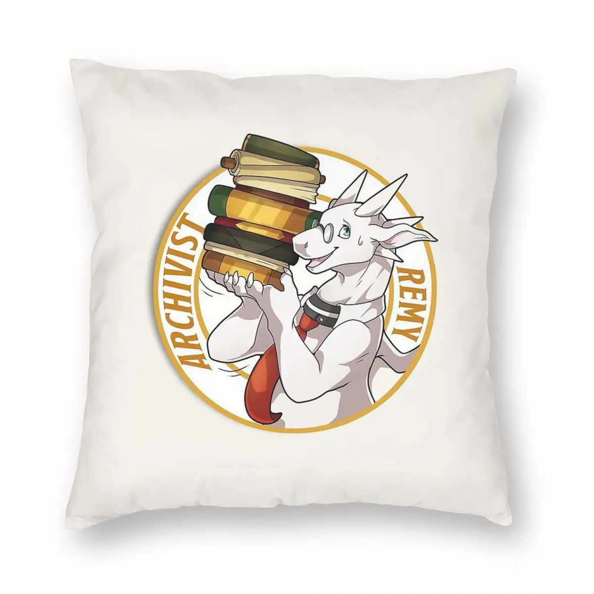 Архитвист Реми Ангелы с чешуйными крыльями наволочка из полиэстера льняная