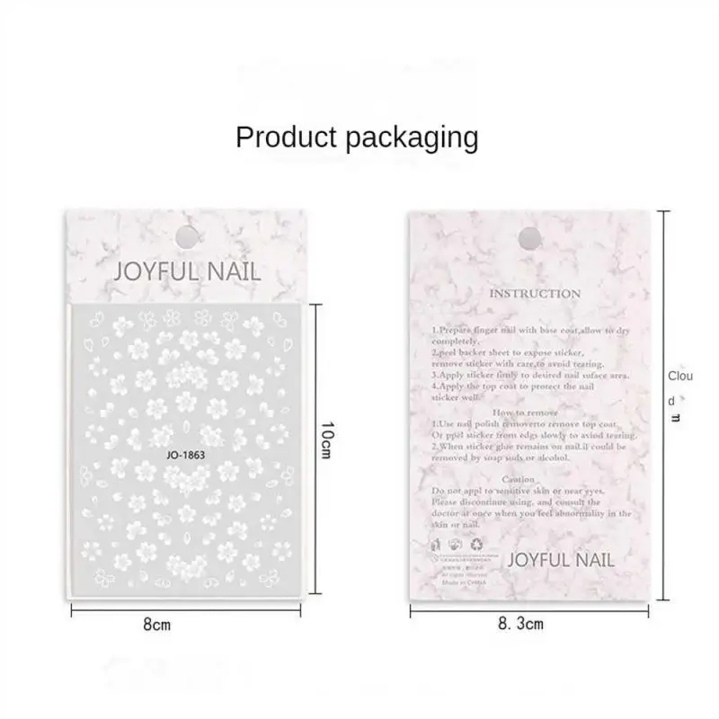 3D наклейки для ногтей с красным сердцем лазерный блеск серебряная звезда цветок