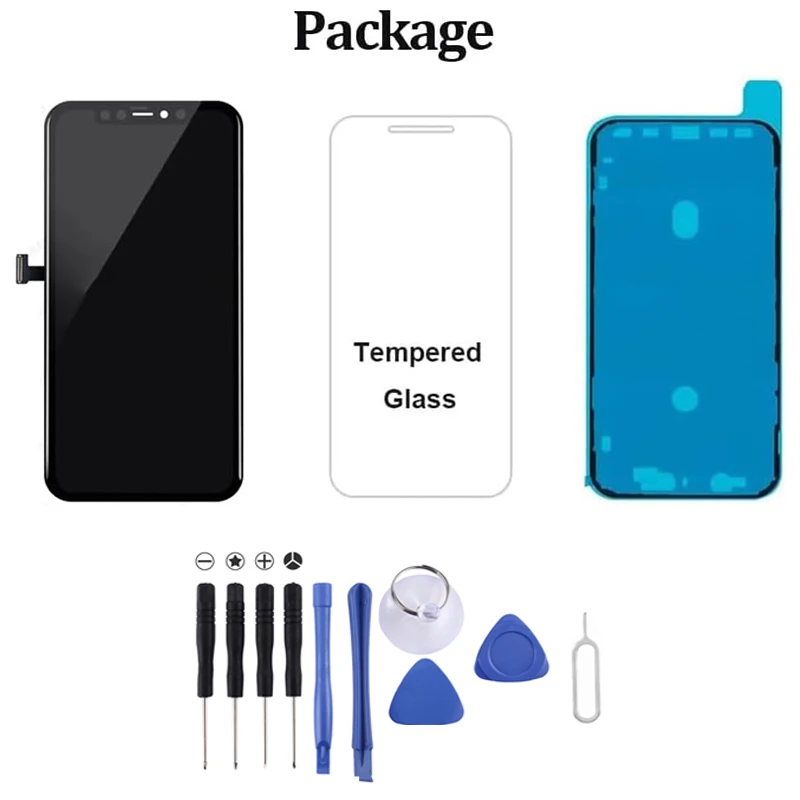Замена экрана для iPhone 15, 15 Plus, Pro Max: полный комплект LCD-дисплея Full HD и сенсорного дигитайзера, включая инструменты для ремонта и защитное стекло. (art.: 3920da2bb0600) - 3920da2bb0600