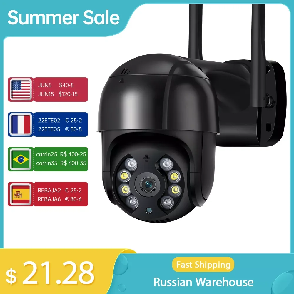 

2023New BESDER 4K 8MP 5MP Ultra HD PTZ WiFi IP Camera AI Human Detection 1080P UHD Audio IP Camera Auto Tracking P2P Video Surve