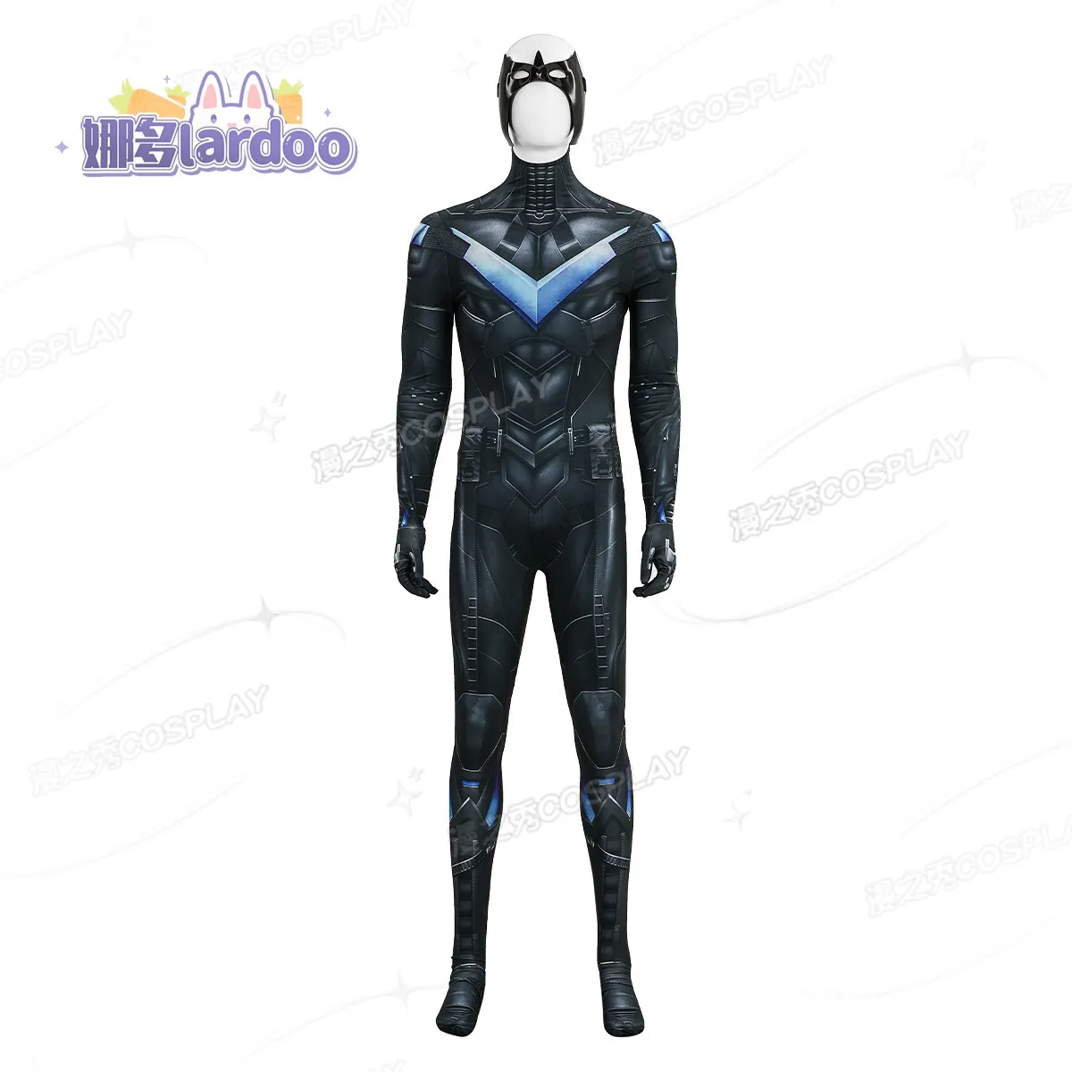 Костюм для косплея Nightwing Arkham Knight, униформа для Хэллоуина, карнавальный реквизит для женщин и мужчин (art.: 3920d8ab70bfd) - 3920d8ab70bfd