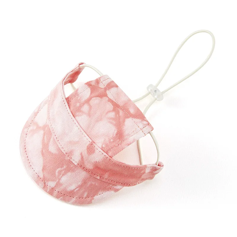 

Puppy Grooming Dress Up Hat Basin Hat Fisherman Hat Princess Hat Pet Sun Hat Dog Hat Anti-shedding Lace Up Splicing Adjustable