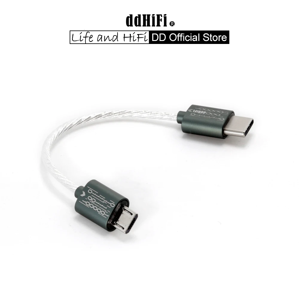 

DD ddHiFi All-New Upgraded TC03 Type-C to Micro USB Data Cable to Connect Your Smartphone/Computer with Micro DAC/DAP/Amplifier