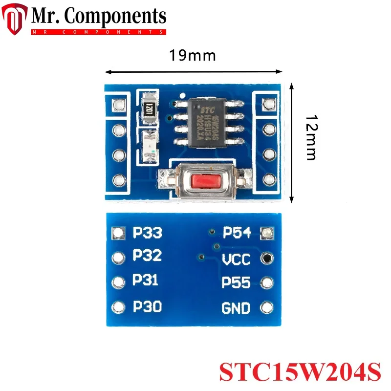 1 шт. STC15W204S STC основная система макетная плата модуль микроконтроллер MCU 51