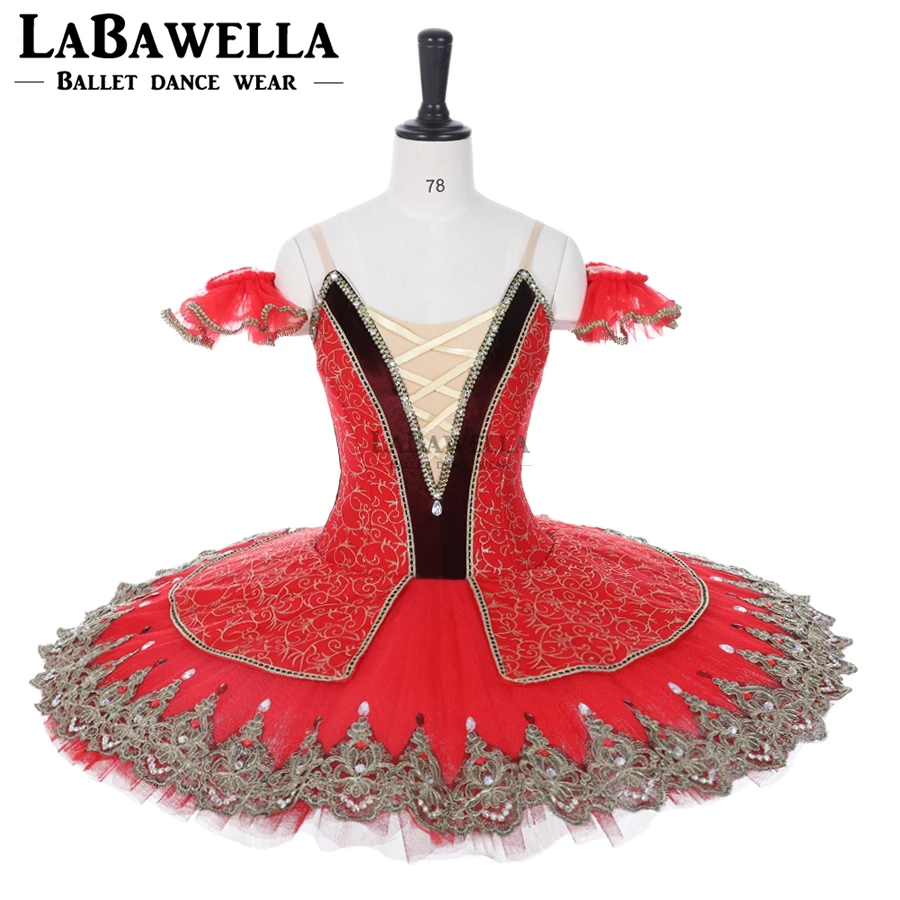 

Black Red Tutu Professional Don Quixote Ballet Tutu Pancake Ballet Costume Ballerina Ballet DressBT9501