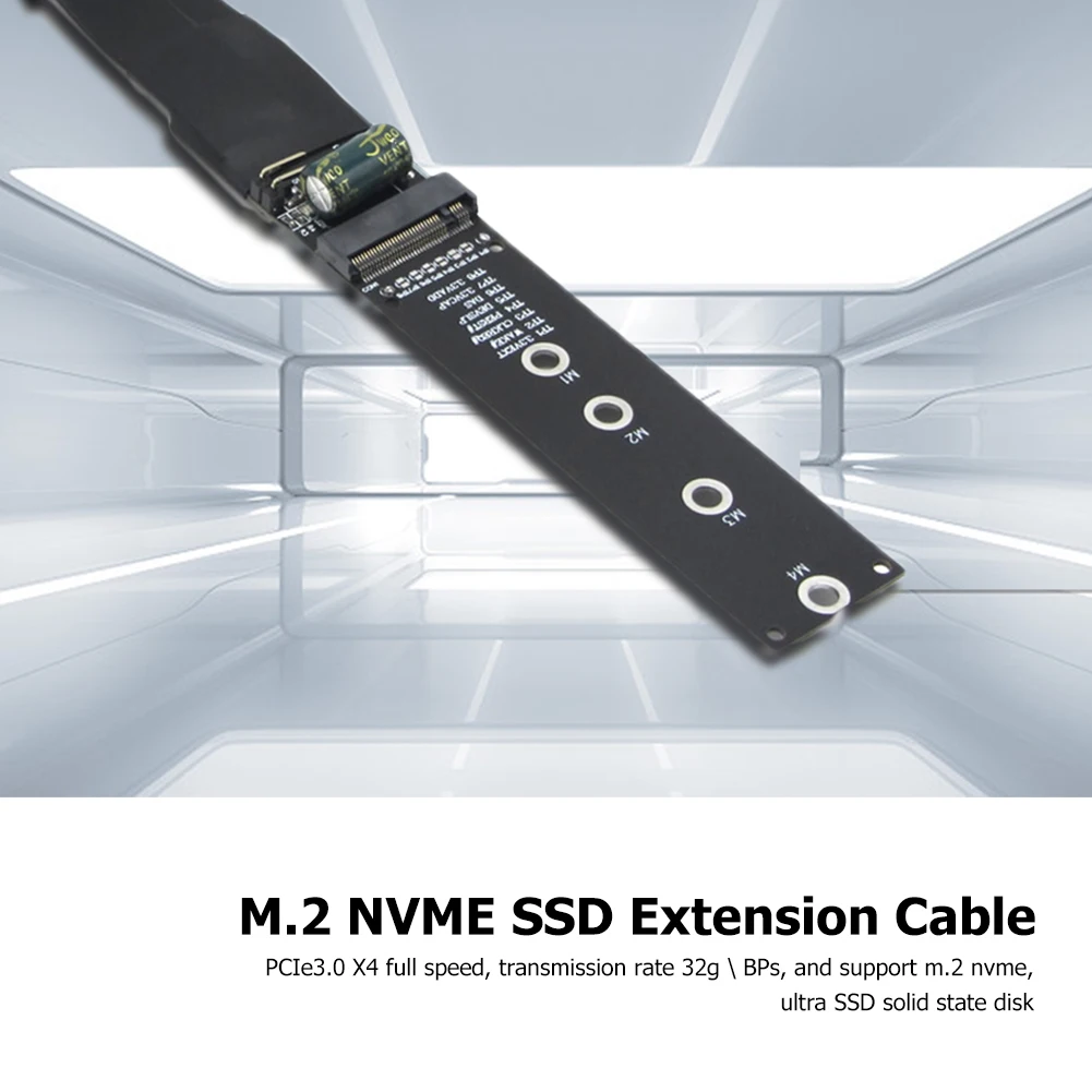

PCIe 3,0 4X полная скорость 32 Гбит/с 15 см M.2 переходник Кабель M.2 NVMe SSD Удлинительный кабель