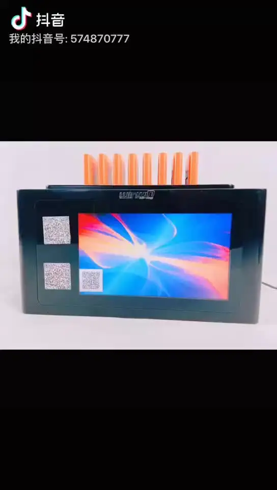 

Battery charger shared power bank rental charging station with 8 slots