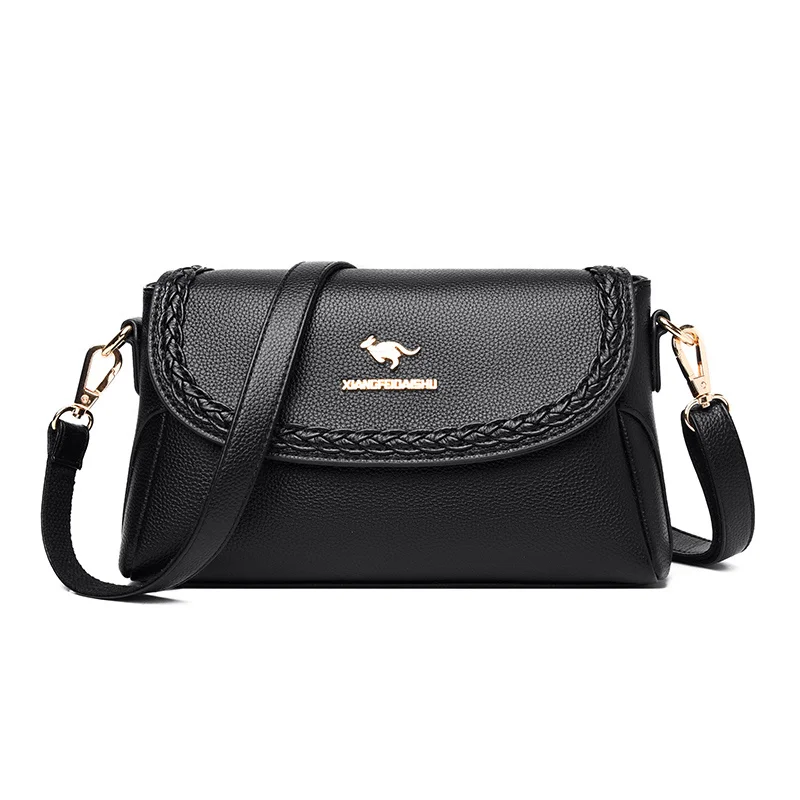 

Дизайнерские роскошные сумки, новинка 2022, винтажные сумки-мессенджеры на плечо из мягкой кожи с несколькими карманами, сумка высокого качества