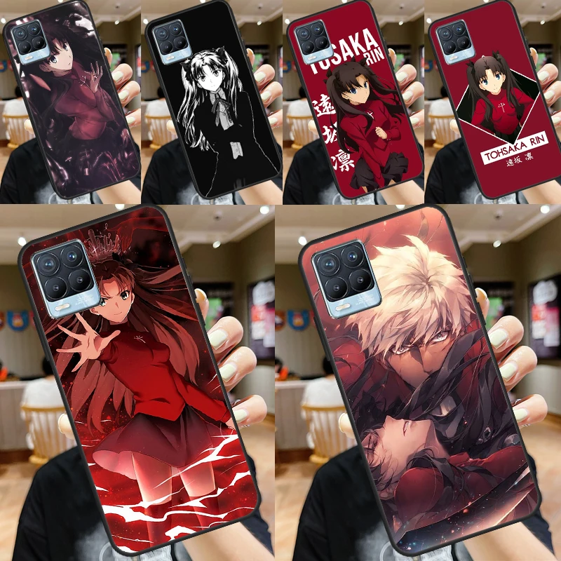Чехол Fate Zero Tohsaka Rin для OnePlus 9 10 Pro 8T 9R Nord2 Realme 8 C21 Q3s GT Neo 2 Master 8i 9i |