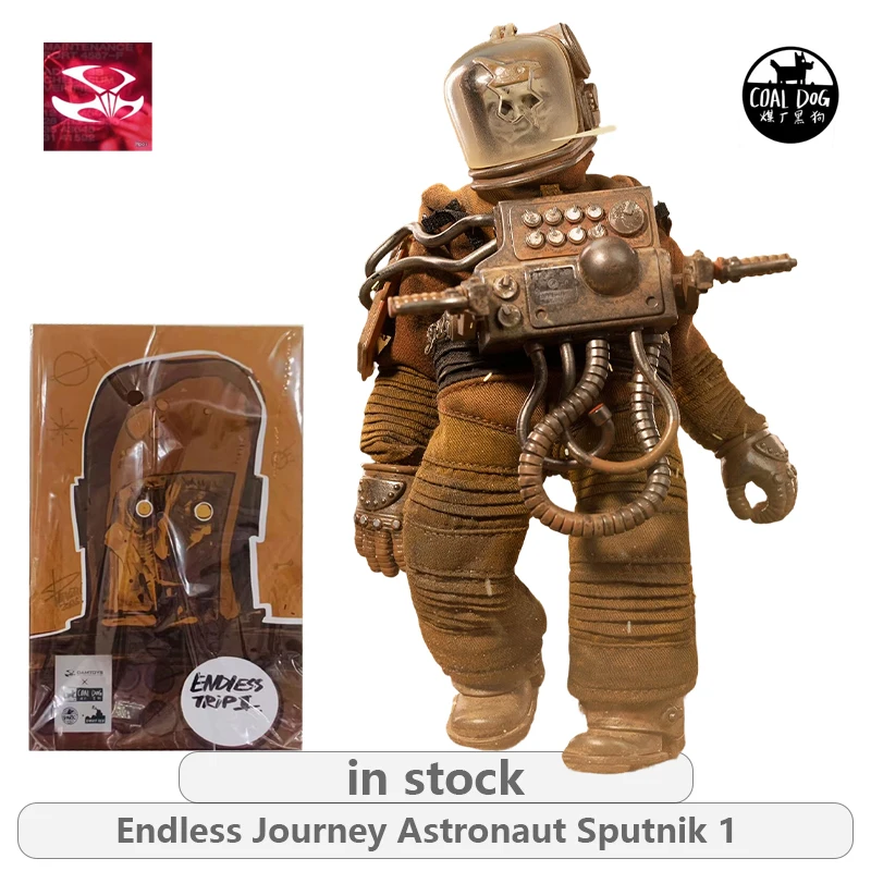DAMTOYS 1:12 Серия Coal Factory Black Dog: Фигурка-модель Quiet SirEndless Journey Astronaut Sputnik 1, подвижная модель (art.: 3920d93e491ea) - 3920d93e491ea