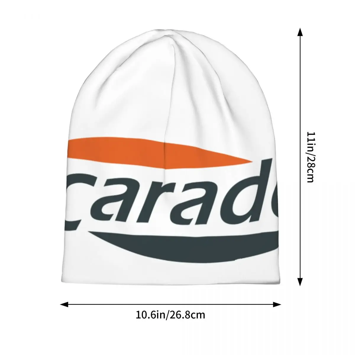 Теплая вязаная шапка с логотипом Carado модная капюшоном осенне-зимние уличные