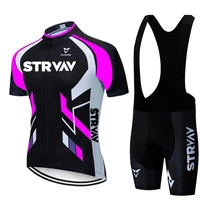 strvav cycling short sleeve cycling jersey camisa de time man reflective effect clothing ropa ciclismo maillot quick dry shirt