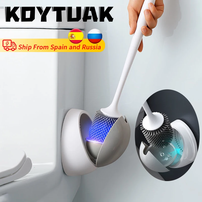 

Настенная щетка для туалета, щетка для чистки туалета в ванной комнате, прочная домашняя щетка для удаления пятен и удаления пятен, без прил...