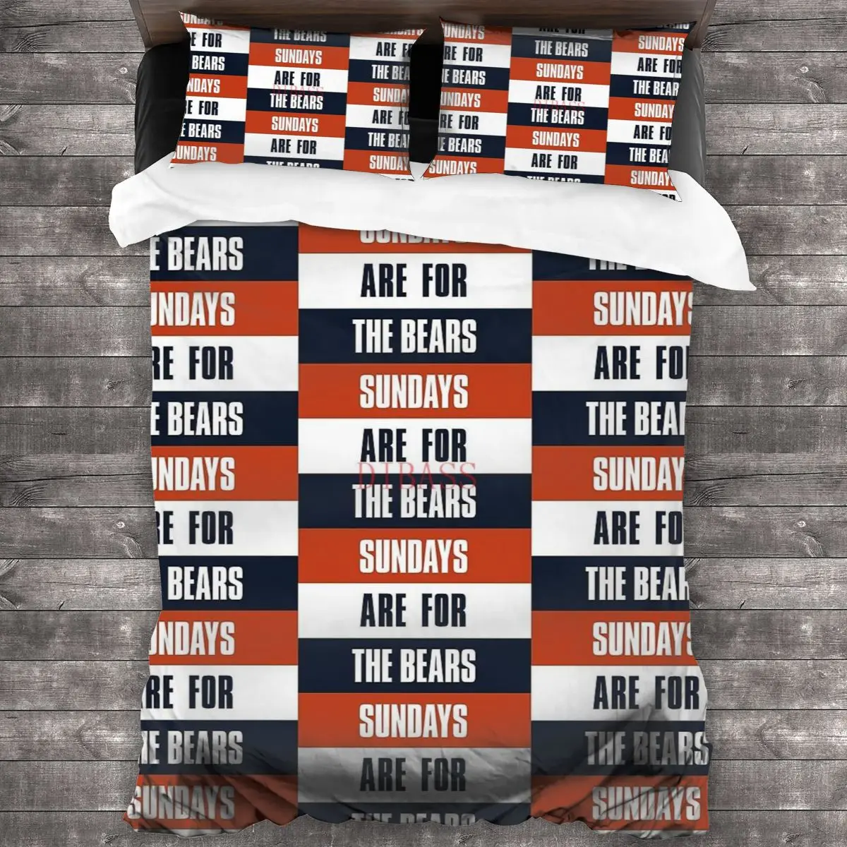 Воскресение для медведей, Chicago Soft Комплект одеял из микроволокна с 2 наволочками, пододеяльник с застежкой-молнией