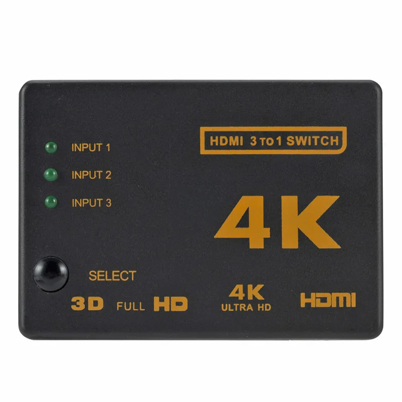 Коммутатор совместимый с HDMI 4K HD1080P 3 5 портов HD Переключатель Селектор сплиттер