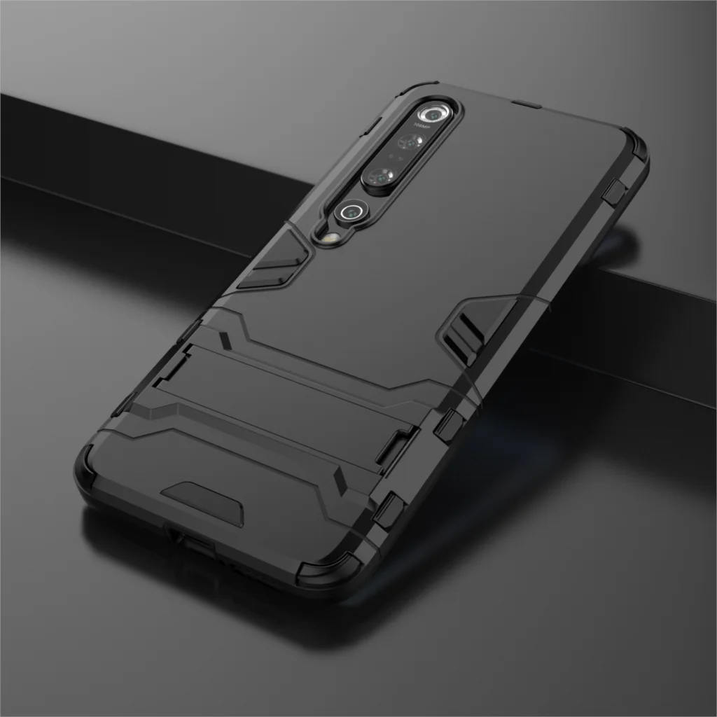 

Shockproof Case For Xiaomi Mi Note 10 Lite Mi10 Pro 5G Silicone PC Hybrid Stand Cover For Xiaomi Mi 10 Ultra Case 2021