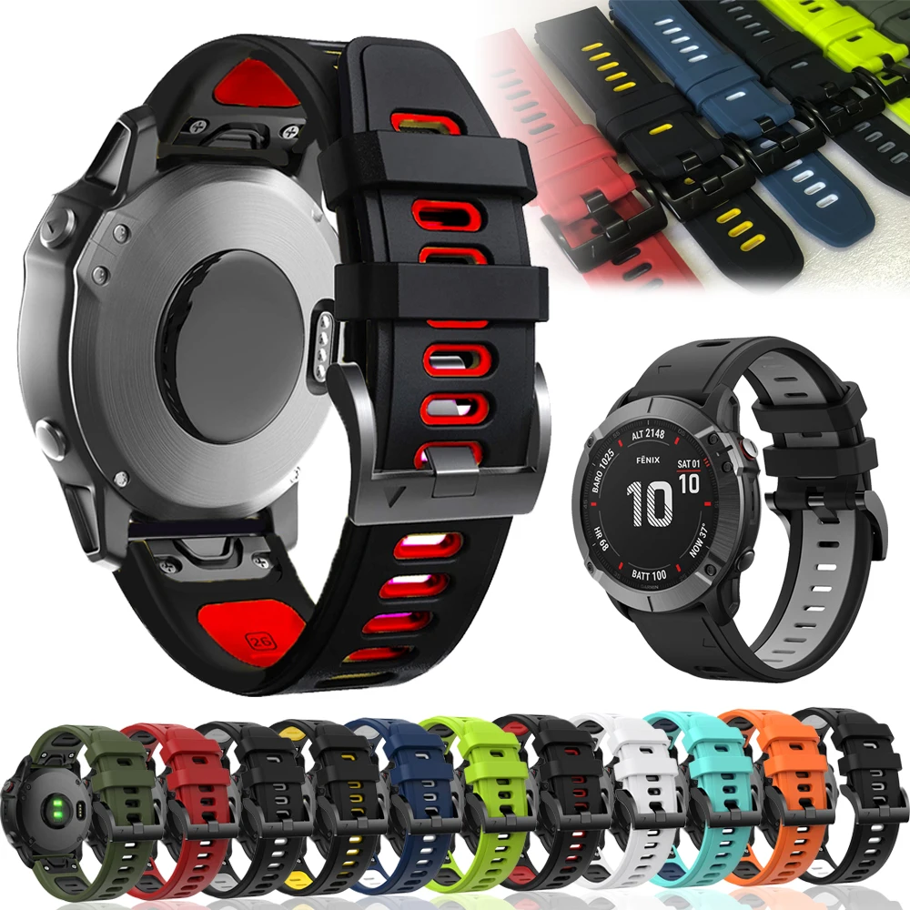 

Ремешок силиконовый для наручных часов, 22/26 мм