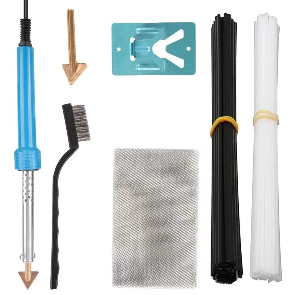 

Электрический паяльник в комплекте, сварочный ремонтный инструмент с термоплавким сварочным пистолетом, пластиковые трещины, зеркальный р...