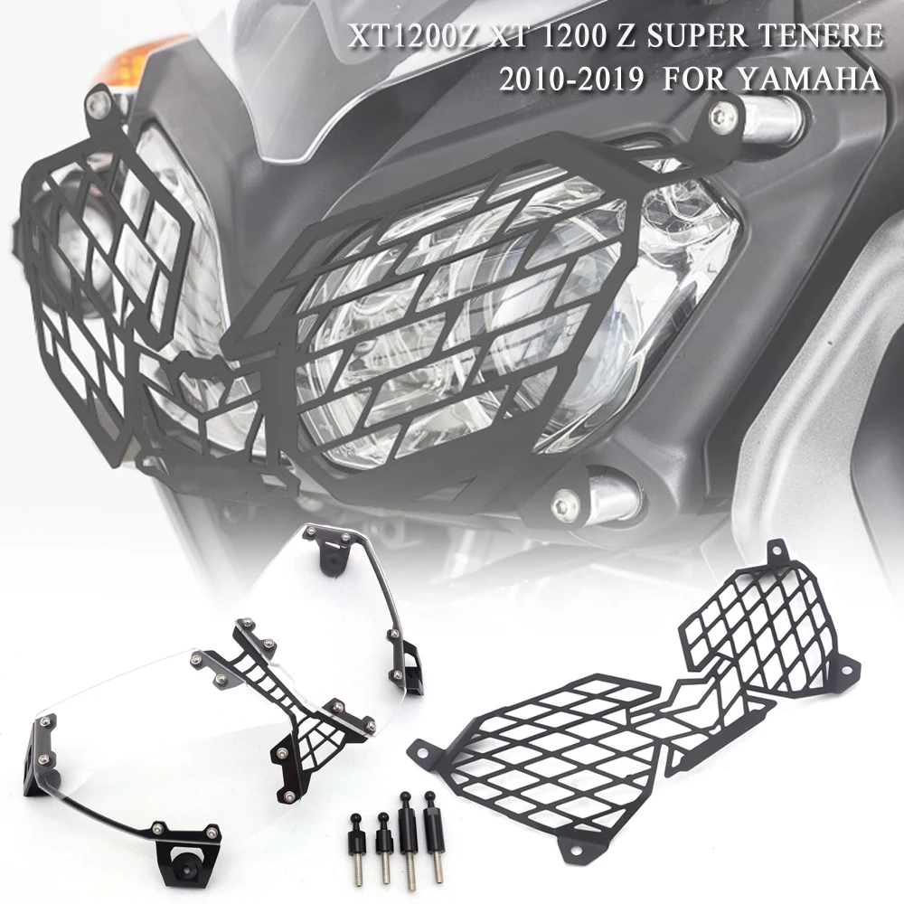 

New Headlight Grille Guard For Yamaha Super Tenere XT1200Z XTZ1200 2010-2019 Headlight Grille Guard Protector Cover