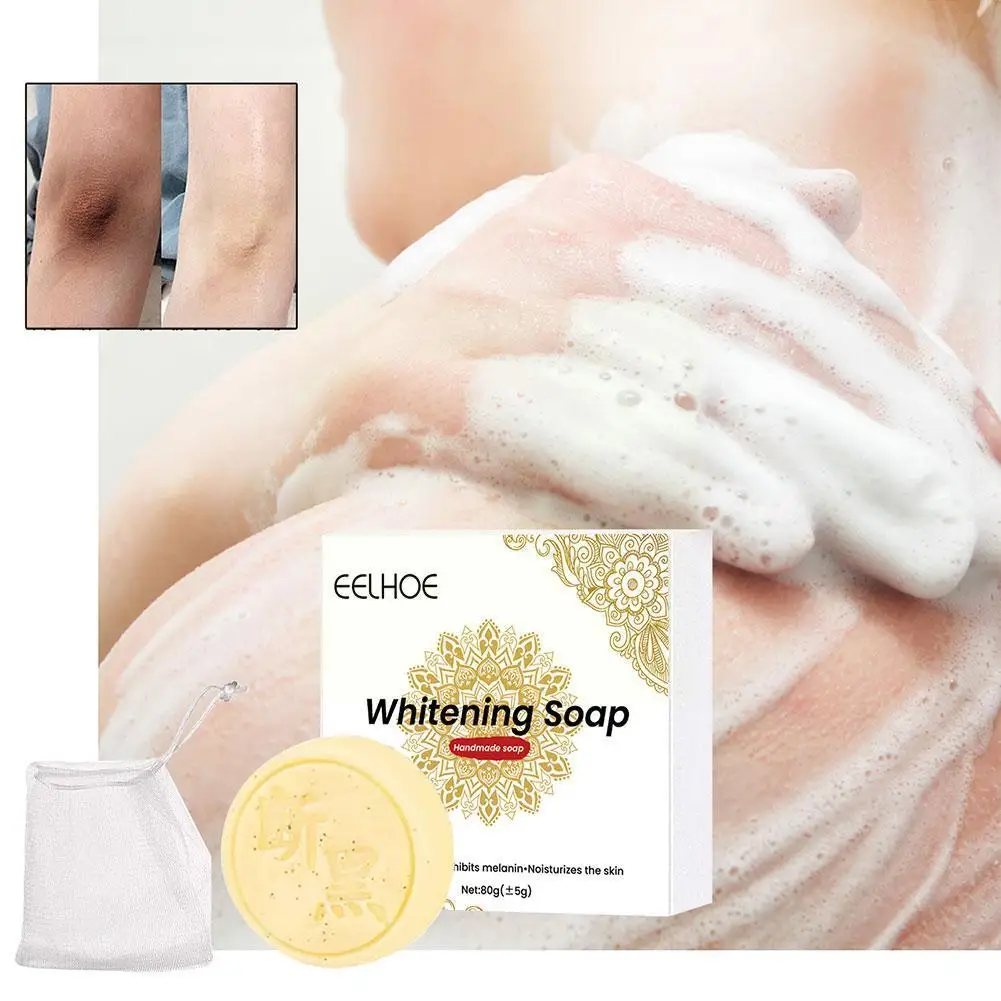 

Whitening Soap Underarm Knee Bleaching Soap Chicken 80G Care Spot Moisturize Removal Dead Dark Brighten Removal Skin Body S B2Y7
