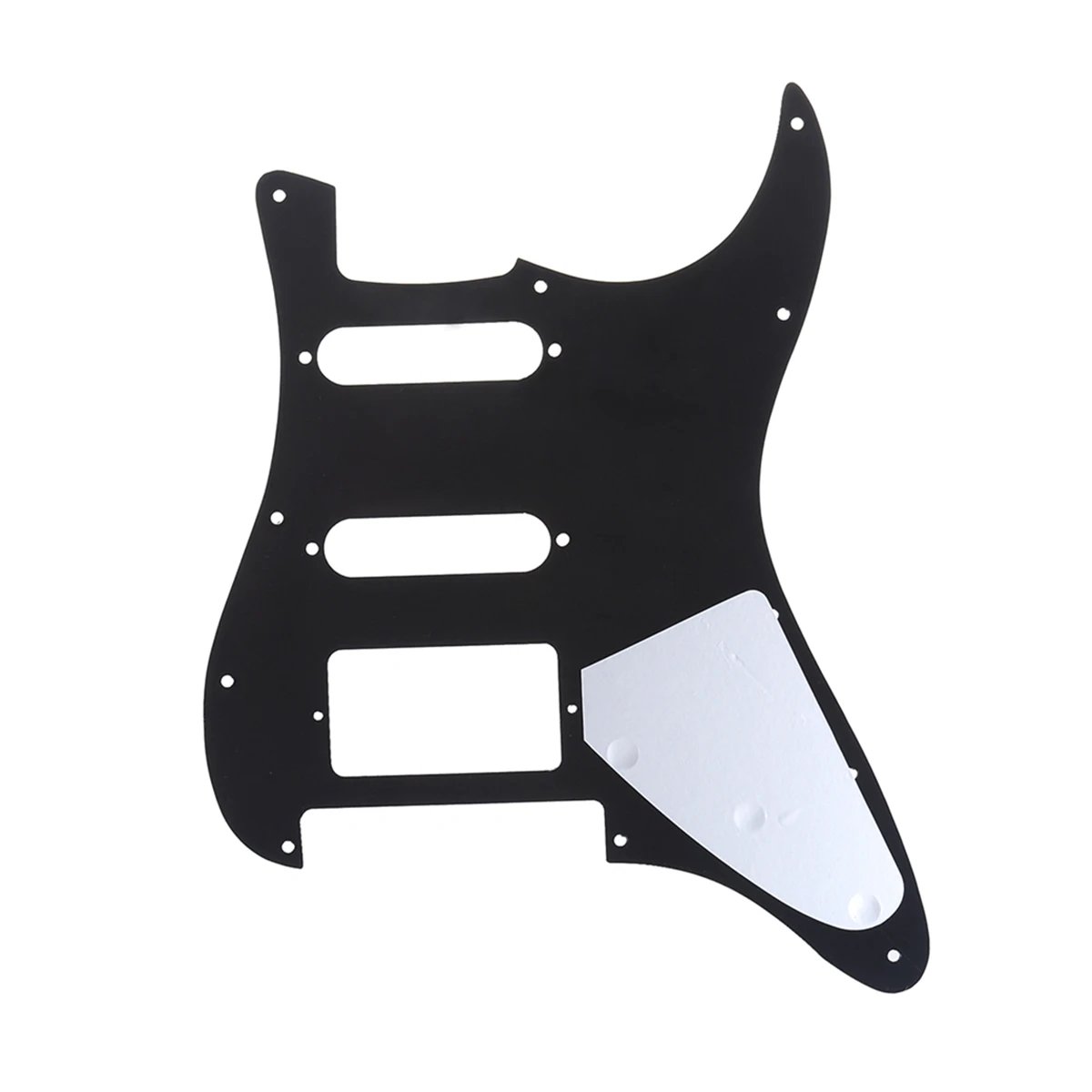Фото Musiclily Pro Left Handed 11-Hole Modern Style ST HSS Guitar Pickguard for American/Mexican ST Floyd Rose Bridge Cut №3